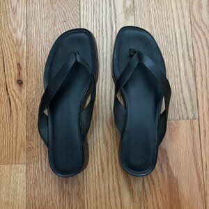 Reformation Leather Thong Sandals